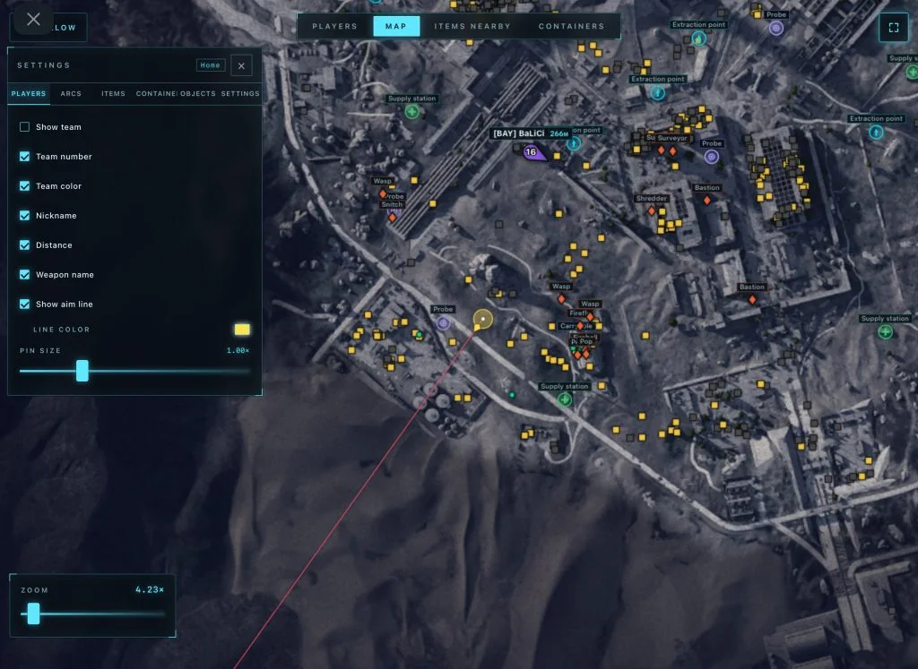 Browser Radar — ARC Raiders screenshot