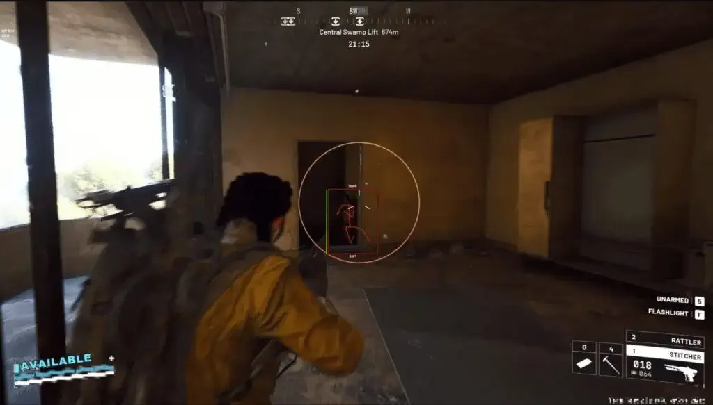 ARC Raiders fecurity: gameplay with the cheat active